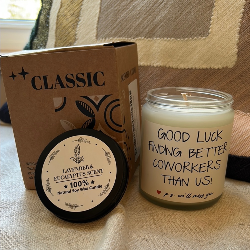 Classic Lavender & Eucalyptus Scented Candle
